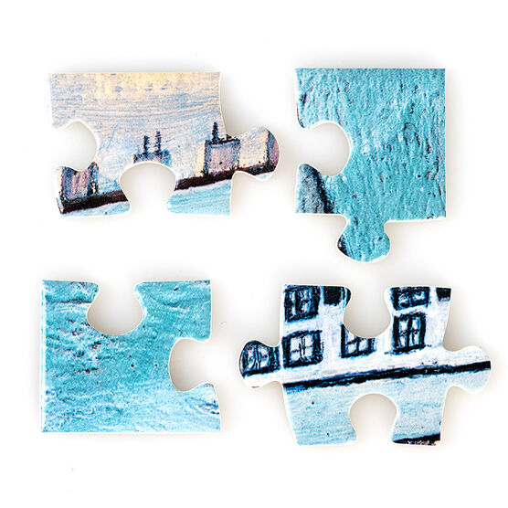 Set of 3 St Ives Alfred Wallis children's jigsaw puzzles
